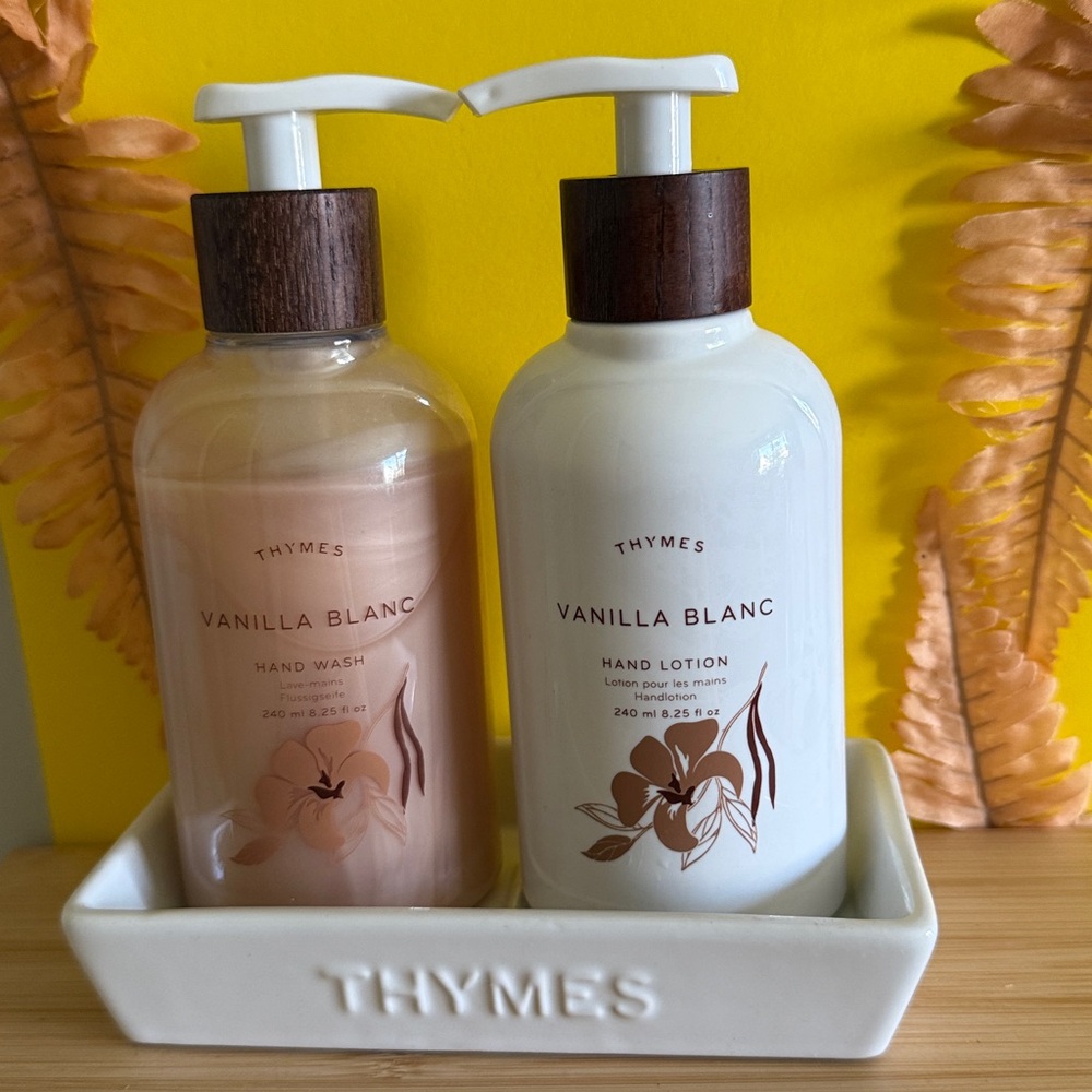 Vanilla Blanc set Hand Lotion vanilla Blanc and hand wash  240ml 8.25fl oz